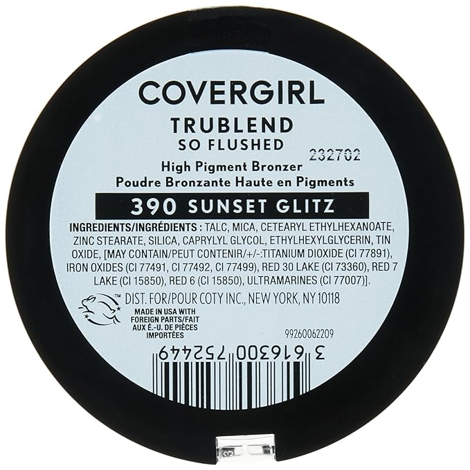 COVERGIRL Trublend So Flushed High Pigment Bronzer, Sunset of 1) 0.33 Oz