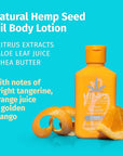 Hempz Body Lotion - Citrus Blossom Limited Edition Mini Daily Moisturizing Cream, Shea Butter, Aloe, Body Moisturizer - Skin Care Products, All Natural Hemp Seed Oil - Travel Size 2.25 Fl Oz