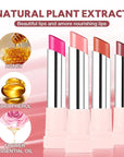 Hydrating Glaze Lip Balm, tinted Lip Balm with 24HRs of Smooth, Moisturizing Shine, Non-Sticky Shine with Hyaluronic Acid, Sheer Baby Pink (Rose Bite)