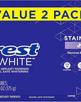 Crest 3D White Stain Eraser Teeth Whitening Toothpaste, Polishing Mint, 3.1 oz, Pack of 2