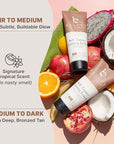 Self Tanner with Tanning Mitt - USA Made Sunless Self Tanning Lotion with Organic Ingredients