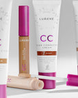 Lumene Under Eye Concealer - CC All-Over Hydrating Concealer with Medium Coverage - Multi-Tasking Under Eye Makeup Infused with Hyaluronic Acid with a Skin-Like Finish - 4 Tan (0.3 fl oz)