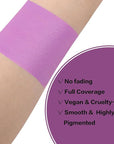BAD COLOR Light Purple Face Paint Stick, Cream Lavender Periwinkle Eye Black, Sweatproof Waterproof for Sports Violet Lilac Halloween SFX Ursula Cosplay Costume Makeup