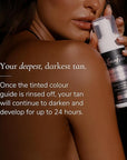 Loving Tan Platinum Mousse, Dark - Streak Free, Natural Looking, Professional Strength Sunless Tanner - 5+ Self Tan Applications per Bottle, Cruelty Free, Naturally Derived DHA - 3.3 Fl Oz