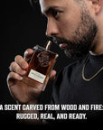 Viking Revolution Coffee and Whiskey Cologne for Men - Eau de Parfum - Earthy Perfume with Notes of Roasted Coffee, Aged Whiskey, Sandalwood, Cedar, Patchouli, Vanilla - Gifts for Men 3.5 Fl Oz