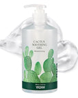 YADAH Cactus Soothing Gel (16.9fl oz) - Sunburn Relief, Calm, Cool & Soothe Irritated Skin, Face Redness. Korean Skin Care. 95% Cactus Extract, Vegan.