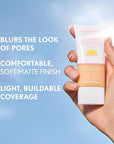 COVERGIRL Clean Fresh Blurring Skin Tint with SPF 30, 445 Medium/Rich Warm, Liquid Foundation, Soft Matte Finish, Smooths, Brightens, Blurs Pores, Mineral Sunscreen, Vegan Formula