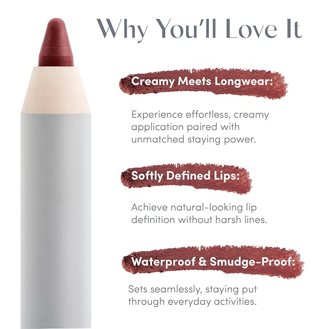 Ravie Beauty Soft Definition™ Longwear Lip Liner – Smudge-Resistant, Waterproof Precision Pencil for Effortless Shaping – Vegan & Cruelty-Free All-Day Wear Lip Definition (Fig)