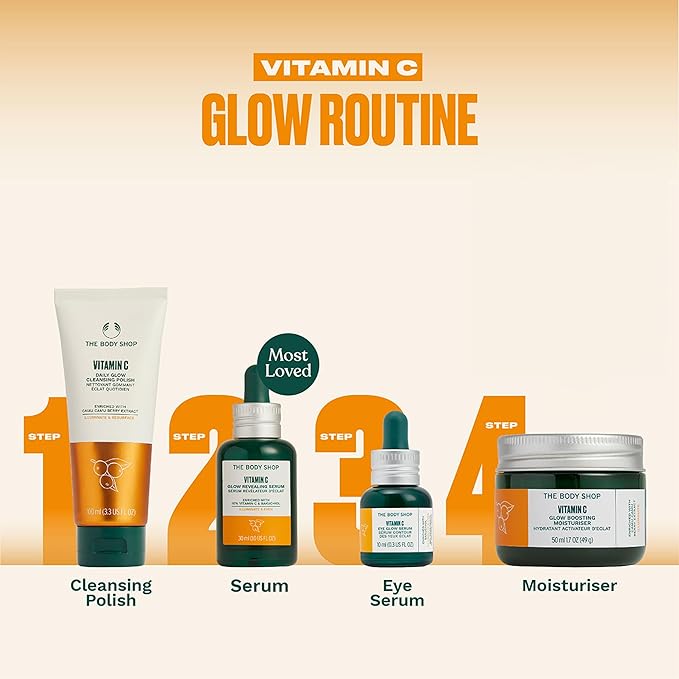 The Body Shop Vitamin C Glow Boosting Moisturiser, 50ml