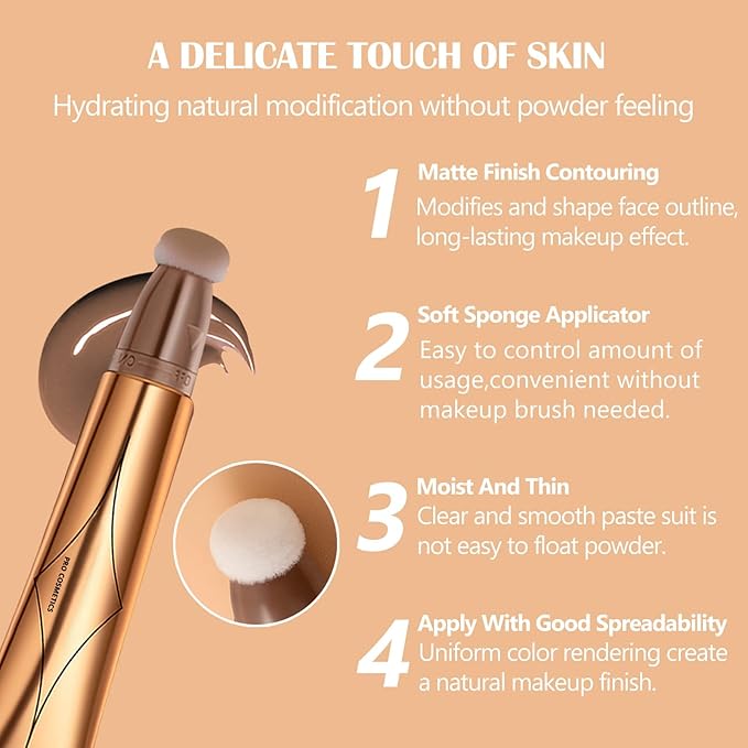 DAGEDA Contour Beauty Women Wand, Liquid Face Concealer 0. (01) 53oz
