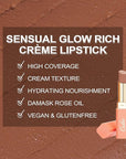 Oulac Color Rich Satin Lipstick Set For Women Nude Brown Lipsticks High Impact Lipcolor Tinted Lip Balm, Nourishing, Satin Finish, Moisturizing Creamy Formula, Vegan Gluten Free (10+12+13)