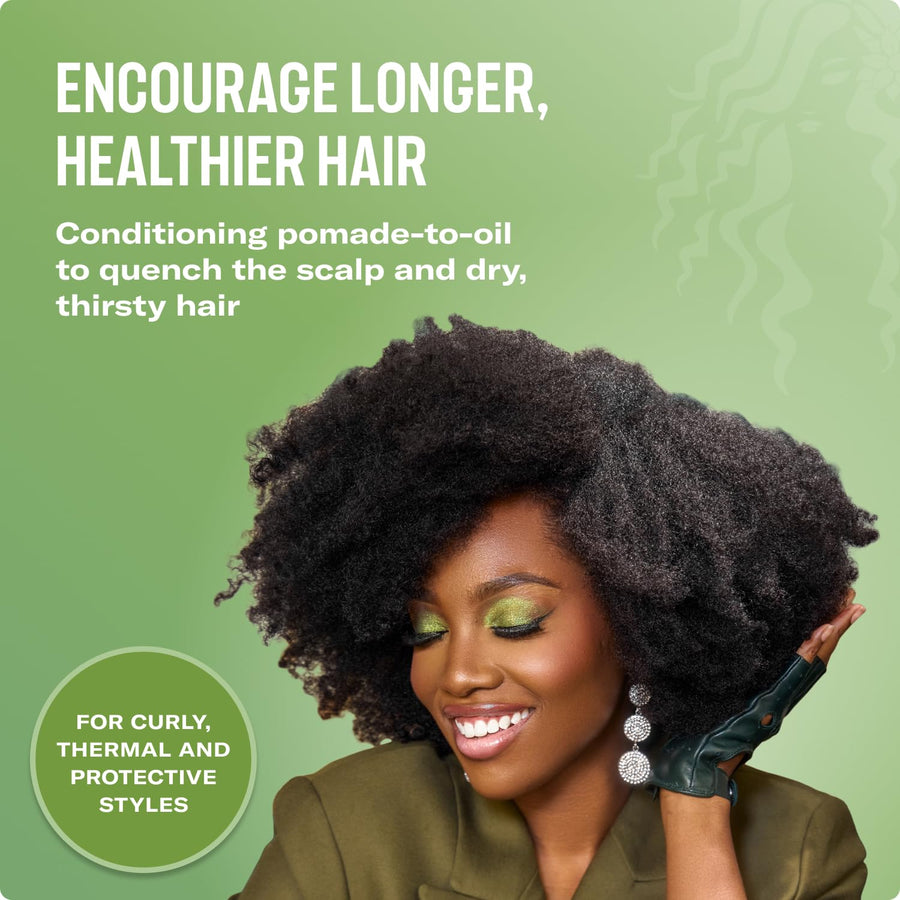Mielle Organics Rosemary & Mint Hair Pomade for Women & Men - Conditioning Natural Hair Moisturizer to Quench the Scalp, Lock in Wave Patterns, Add Shine & Help Protect Against Dryness (5 oz)