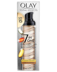Olay Total Effects Tone Correcting Face Moisturizer with Sunscreen SPF 15, Light to Medium 1.7 Ounces