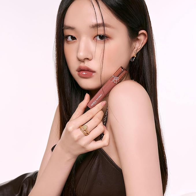 rom&nd GLASTING COLOR GLOSS 05 DIM MAUVE - K-Beauty Plumping & Moisturizing Lip Gloss | Non-Sticky, Long-Lasting Shine for a Natural, Healthy Glow