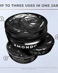 XMONDO Color Soft Black Color Depositing Mask & Semi-Permanent Hair Dye Super Gloss Infused with Bond Boosters for Nourishment, Revitalize & Repair, Vegan Formula, 8 Fl Oz