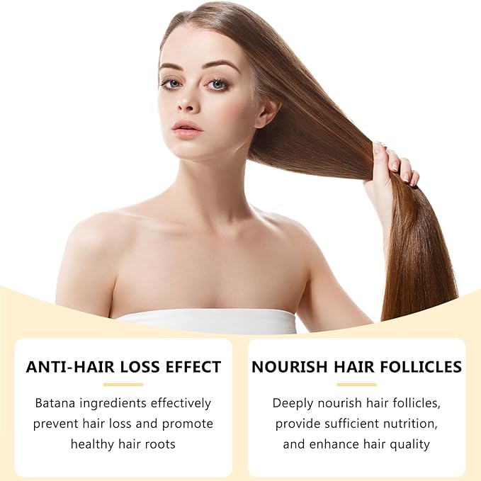 Batana Oil for Hair, 4-in-1 Liquid, Rosemary, Pumpkin Seed & Castor Oil, Unisex Adult, Unscented, 2Pcs, 1 Fl Oz