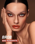 MAKI YIKA Red Lipstick for Women Metallic Lipsticks Glitter Long Lasting Lipstick No Smudge No Transfer Liquid Lip Gloss (BR08 Bad Romantic)