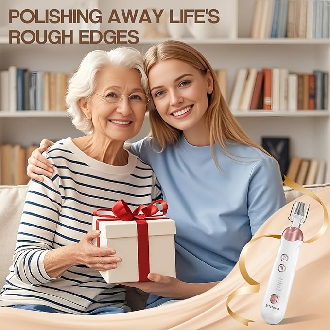 Eletorot Electric Nail File Set for Seniors, 8 in 1 Toenail Grinder Kit for Thick Nails, Professional Manicure and Pedicure Kit, Cordless Pedicure Tools for feet, 5 Speeds Nail Drill Machine