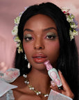 Flower Knows Midsummer Fairytales Lip Gloss-Glowy Moisturizing Coating Lip Lacquer-Hydrating Tinted Lip Oil for Girls&Women-Vegan & Cruelty Free-0.17Fl Oz(G08 Mystery Island)