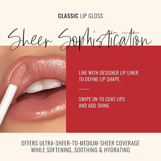 Runway Rogue Classic Lip Gloss, Nude Medium-Sheer Hydrating Lip Gloss, ‘Supermodel’