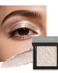 UCANBE Champagne Shimmer Single Eyeshadow – Long-Lasting High-Pigment Metallic Glitter Eye Shadow – Soft Smooth Texture, Buildable & Blendable for Daily Makeup, Glam Looks & Highlighting