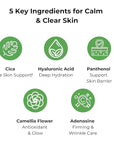 BMBCO The Cica Serum – Calming & Balancing Ampoule for Sensitive Skin | Vegan Korean Skincare with Tiger Grass – 30ml / 1.01 fl oz