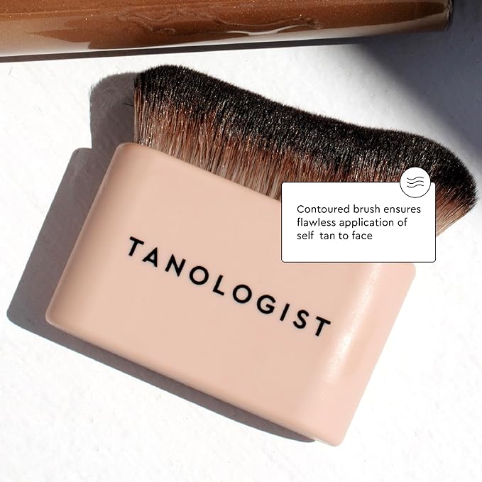 Tanologist Blending Brush, For Tanning Mousse, Water & Gradual Tanning Lotion, Streak-Free Self-Tanner Application, Contour & Define Face & Body, Vegan & Cruelty-Free Body Brush, 1 Count