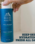 Oars + Alps Men's Moisturizing Body and Face Wash, Skin Care Infused with Vitamin E and Antioxidants, Sulfate Free, Alpine Tea Tree, 1 Pack