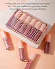 6PCS Lip Oil Light Lipgloss Set, Moisturizing Hydrating Lip Glow Oil Lip Gloss Kit High Shine Lip Plumping Glass Finish Lip Gloss Liquid Lipstick for Women (Set B)