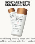 Pacifica Sunny Glow Liquid Face Bronzer Drops - Face Makeup Bronzing For Face & Cheeks for Instant Sun-Kissed Glow - Vitamin C & Glycolic Acid Infused Liquid Bronzer Illuminating Highlighting Clean
