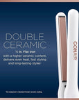 Conair Double Ceramic Flat Iron, 1/2-inch