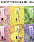 6 Pcs Ultra-Hydrating Lip Gloss Set with Vitamin Oils | High-Shine, Non-Sticky Lip Balm for Smooth, Nourished Lips (6pcs-clear fruit lip gloss kit, pack of 6)
