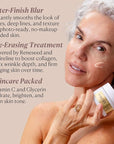 Nakery Pave The Way Flawless Filter Wrinkle Filler, Anti Aging Face Cream for Women, Instantly Smooths Deep Wrinkles, Blurs Imperfections, Skin Tightening Primer, Clinically Proven Formula Made in USA