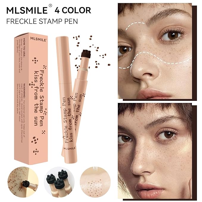 AKARY Stamp Freckle Pen Natural Lifelike Fake Freckles