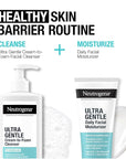 Neutrogena Ultra Gentle Fragrance Free Daily Face Moisturizer, Facial Moisturizer for Sensitive & Dry Skin with CICA, Pro-Vitamin B5, Vitamin E & Niacinamide, 3.4 fl. oz