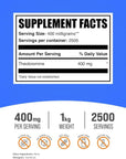 BulkSupplements.com Theobromine Powder - Theobromine Supplement, Nootropic Supplement - Energy Support, Gluten Free, 400mg per Serving, 2500 Servings, 1kg (2.2 lbs) (Pack of 1)