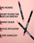 Rimmel Lasting Finish 8HR Soft Lip Liner Pencil - Vibrant, Blendable Formula to Lock Lipstick in Place for 8 Hours - 110 Spice, .04oz