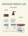 Aveeno Skin Relief Intense Moisture Repair Body Cream with Triple Oat & Shea Butter Formula, Helps Relieve & Restore Extra-Dry Skin with Long-Lasting Moisture, Fragrance-Free, 11 oz