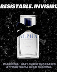 ALPHA, Perfume Classic, Eau De Parfum, Pheromone Cologne for Men, Fresh Woody Jasmine Fragrance
