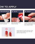 KISS imPRESS No Glue Mani Press On Nails, Design, 'Rain Check', Blue, Short Size, Squoval Shape, Includes 30 Nails, Prep Pad, Instructions Sheet, 1 Manicure Stick, 1 Mini File