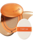 [*Mini Size*] TIRTIR Mask Fit Ai Filter Cushion Foundation | AI-Like Semi-Matte Finish - Up to 72-Hour Medium to Full Coverage Korean BB Cushion Make up Beauty, #29N Natural Beige, 0.15 Fl Oz