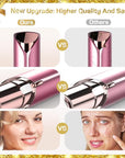 Gurelax Facial Hair Remover for Women (with 2 x Replacement Heads) - Hair Removal Device As a Gift for Mom/Wife/Girlfriend