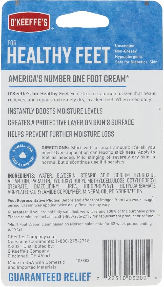 O'Keeffe's Healthy FEET Foot Cream