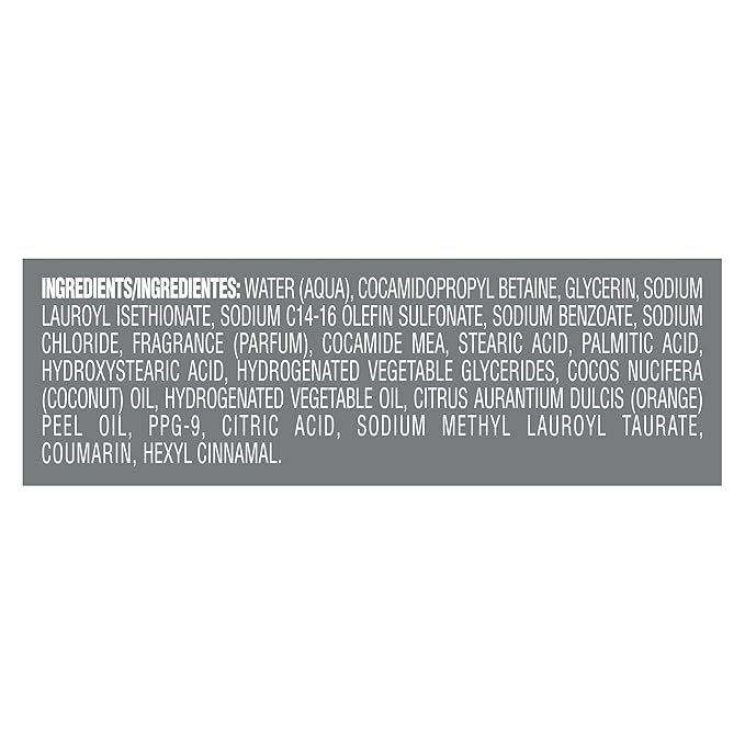 DOVE MEN + CARE Hidratante Coco + Cítricos Body and Face Wash 4 Count for Hydrated Skin Coconut