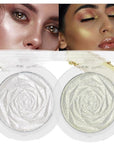 evpct Pearl White & Blonde Gold Face Highlighter