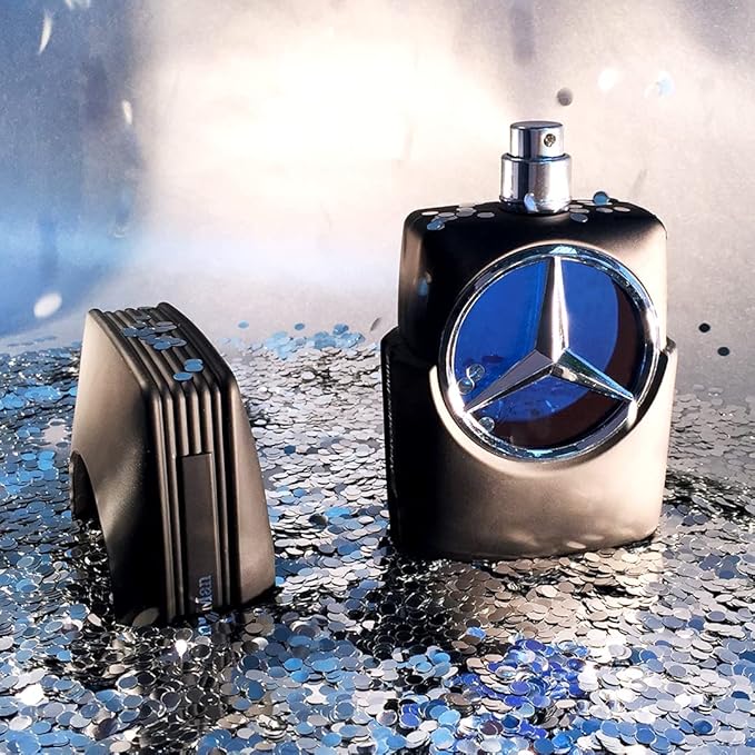 Mercedes-Benz Man - Elegant Fragrance With Sensual, Floral, Woody Notes - Mesmerize The Senses With Original Luxury Men’s Eau De Toilette Spray - Endless Day Through Night Scent Payoff - 1.7 OZ