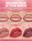 LANGMANNI 6Pcs Sculpting Matte Velvet Lip Liner Set,Smooth Creamy Texture,Waterproof And High Pigmented For Girls Daily Application Lip Makeup(7+8+9+10+11+12)