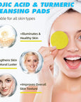 Turmeric cleansing pads for face,60pcs