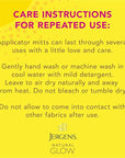Jergens Natural Glow Body Applicator Mitt, Flawless, Streak-free Tanning Blender Glove, Reusable Tanning Mitt Protects Hands, Deep