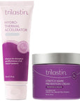 TriLASTIN Maternity Stretch Mark Prevention Cream (4oz) Bundle with Hydro-Thermal Accelerator (3oz) | Pregnancy Must-Have | Safe and Hypoallergenic Gift for First-time Moms | 1 Month Supply